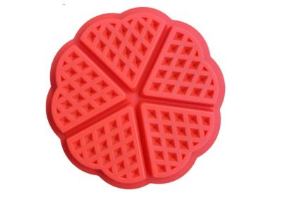 China Food Safety , Premium Quality , Easy Clean , DIY Silicone Waffle Cake Mold , Round Shape for sale