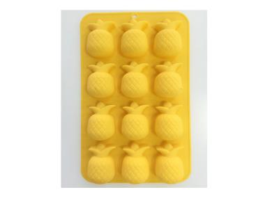 China Pineapple Shape , Food Safety , Hot Selling , DIY Silicone Ice Tray for sale