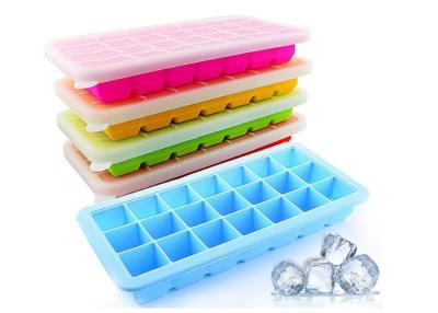 Chine Sécurité alimentaire, qualité de la meilleure qualité, 21 cubes, plateau de glace de silicone pour l'usage de Commerical, cadeau promotionnel à vendre