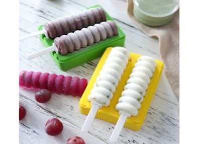 China Food Safety , BPA Free , Reusable , Homemade , DIY Silicone Popsicle Mold , Wave Edge for sale