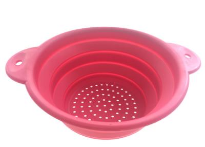 China Food grade , Foldable , Multi-functional , Facotry OEM , Silicone Leakage Basket Set for sale