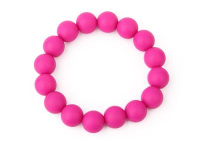 China Food Grade Silicone Teething Bracelet Soft Material Gentle For Baby Gum for sale