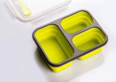 China Collapsible , Microwavable, Leak Proof, Silicone Lunch Container for sale