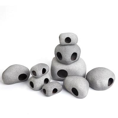 China Viable Wholesale Aquarium Decor Ceramic Cichlid Cave Ornaments For Fish Caves Hiding Manufacturer Supply Directly for sale