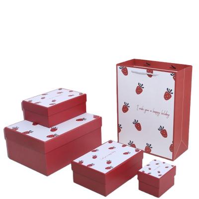 Chine China Wholesale Recyclable Large Rigid Cardboard Paper Box Custom Pink Gift Packaging Box à vendre