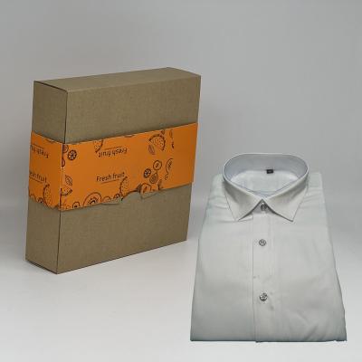 Cina High quality Recyclable folding Swimsuit Shirt Clothing Kraft paper Box Underwear Packaging Boxes in vendita