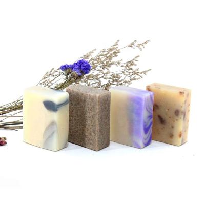 China Custom Organic Natural Soaps Private Label Handmade Soap Base Cleansing Lavender Rose Essential Oil Skin Lightening Moisturizing Body Soap for sale