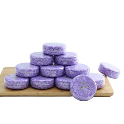 China Natural Organic Shampoo Bar Lavender 60G Shampoo Bar Soap Base Herbal Cleansing Bar For Clean Hair Hair Care for sale