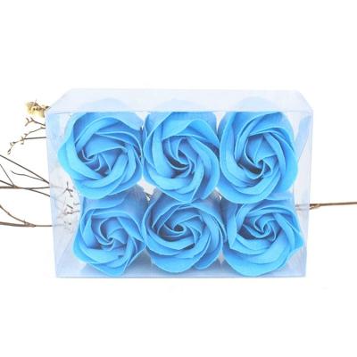 China Custom Travel Disposable Base Cleaning Portable Soluble Scented Roses Flower Soap Paper Hand Wash for sale