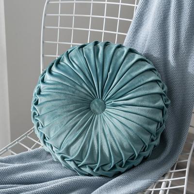 China Tropical Shape Viable Outdoor High Quality Luxury Space Pumpkin Craft Cushion Button Cushion Furniture Occasional Party for sale