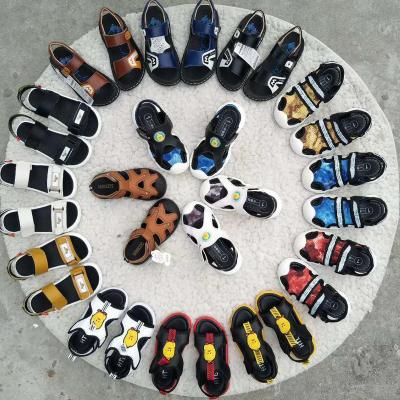 China Anti-odor Foreign Trade Wholesale Inventory Korean Children's Sandals Boys Clearance Stall Set for sale