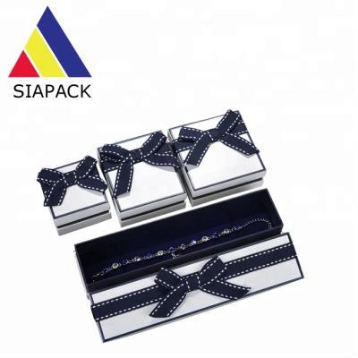 China Recyclable hot sale fashion cardboard ring /earing/necklace jewelry packaging /jewelery boxes for sale