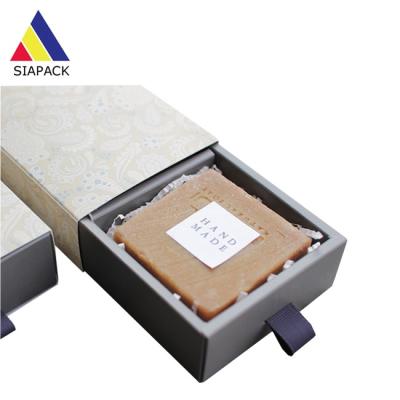 China Creative recyclable drawer box packaging for tea, handmade soap for sale