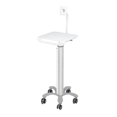 China Simple And Lightweight Workstation Computer Hospital Trolley Nursing Cart for sale