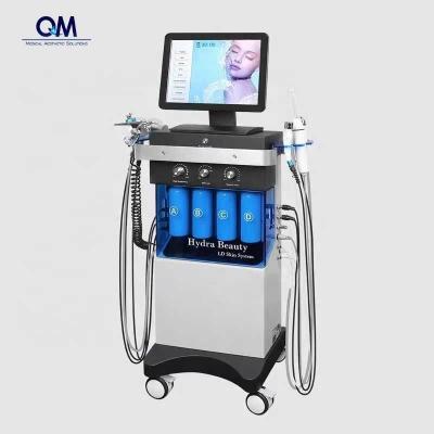 China 9 in 1 Hydra Dermabrasion Facial Care System Multifunctional Skin Care Platform for sale