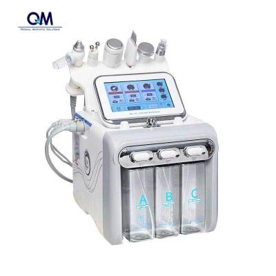 China Newest 6 in 1 Aqua Galvanic High Frequency Facial Lift Machine for sale