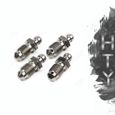 China Gr5 HTY Titanium Nipple High Quality Titanium Racking Screws for sale