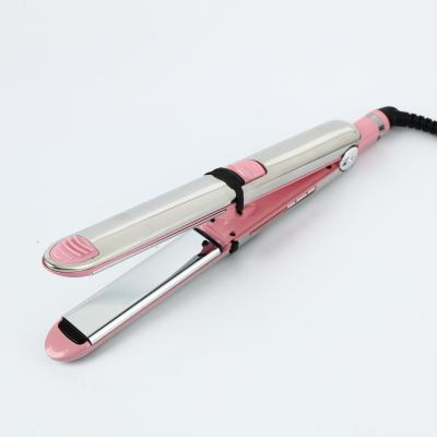 China iTenns Luxury New Arrival Flat Iron Hair Straightener With Teeth Hair Straightener Easy To Use Tip Brush for sale