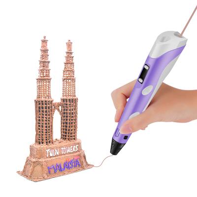 China 2019 New ABS Graffiti 3D Painting Printing Pen With PLA Filament for sale