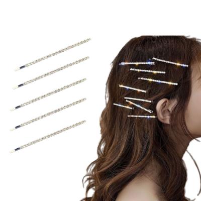 China Decoration Fashion Women Rhinestone Hairpin Barrette Bobby Pins Hair Clip Sets for Women Girls for sale