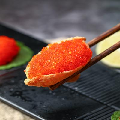 China Sushi FROZEN Caviar Capelin Roe Masago Fish Roe Fish Seasoned Egg Caviar For Sale for sale