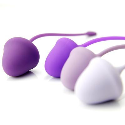 China Silicone/ABS Tighten Vagina Testing Silicone Kegel Ball Clitoris Massager G-spot Stimulator Geisha Ball Female Masturbator Safe Sex Toys for sale