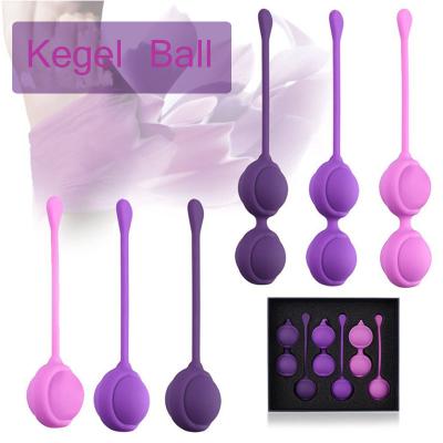 China Female Geisha Balls Vagina Exercise Silicone Vaginal Balls Kegel Ball Tigthen Shrink Ball Adult Sex Toys For Women Ben Wa Balls for sale