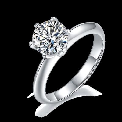 China CLASSIC Gold Plated Diamond Wedding Ring 1-2-3 Carat Diamond Ring Pear-shape Diamond Engagement Ring for sale