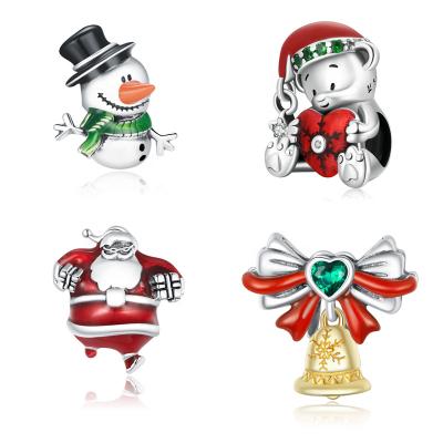 China 2021 Fashion Environmental Friendly Christmas Silver Charms New Silver Charms For Party Designer for sale