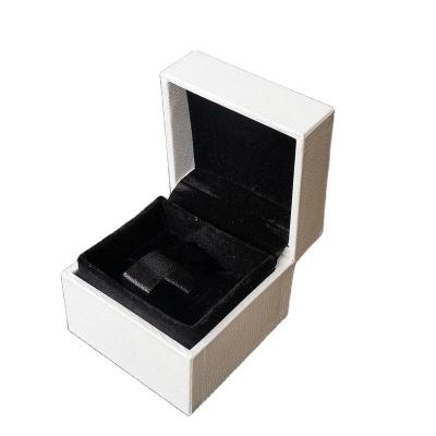 China Classic White Square White Environmental Friendly Jewelry Packaging PU BOX Fit Pandora Rings Charms Silver Earrings for sale