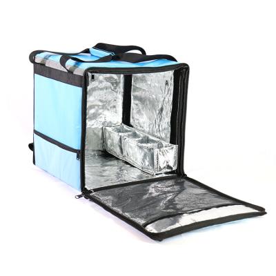 China Waterproof Insulated Food Backpack Delivery Bag For Frozen Food for sale