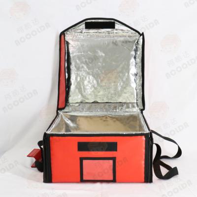 China Waterproof Electric Self-heating Pizza Delivery Bag Heated 12v Electric Pizza Delivery Heated Bags for sale