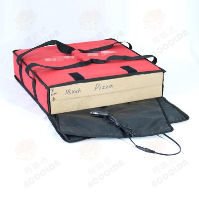 China Waterproof Popular Insulated Cooler Pizza Food Delivery Bag Lunch Box Backpack for sale