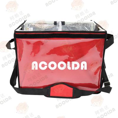 China Waterproof Insulated Frozen Hot Meal Bags Bicycle Manufacturer In Guangzhou Adjustable Huge Bag Delivery Bags for sale