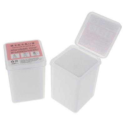 China Custom Cotton Easy Clean Glue Wipes Bottle Pink Spout Clean Glue Wipes Lash Adhesive Remover Glue Wipes for sale