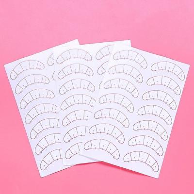 China Natural Wholesale Long Lint Free Plantation Eyelashes Remove Lash Isolation Sticker for sale