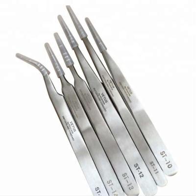 China Other False Eyelash Tweezer Applicator Clip Makeup Tool Steel Eyelash Extensions Tweezers for sale