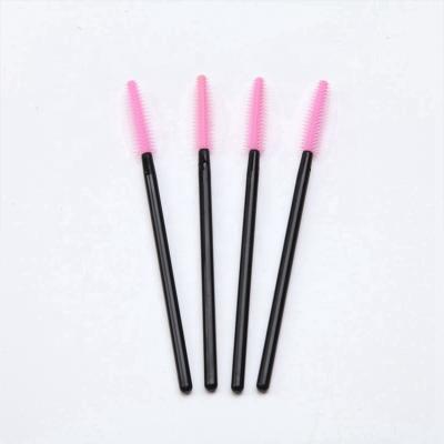 China 2021 Wholesale Plastic Mascara Eyebrow Magic Wand Makeup Silicone Eyelash Extensions Brush Cosmetic Eyelash for sale