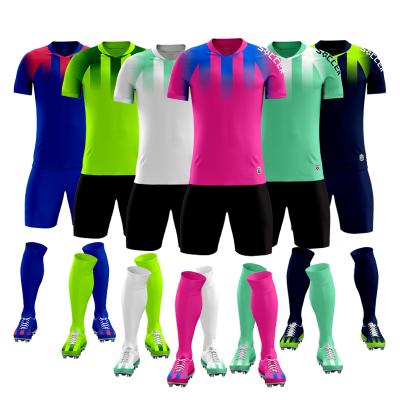 China Soccer Jerseys Sets Mens Mask Soccer Jerseys Set Soccer Shirts Boys Soccer Uniforms Soccer Wear for sale