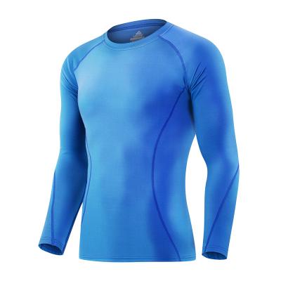 China Wholesale Custom Mens Sports Running Sets Long SleeveTights Breathable Fitness Running Clothing Training for sale