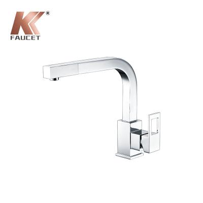 China Contemporary Professional Wholesale Kitchen Faucet Chrome Low Pressure Copper for sale