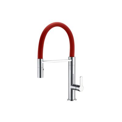 China Wholesale Factory Price Contemporary Single Neck Low Pressure Kitchen Faucet Long Neck for sale