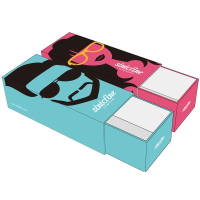 China Recycled Materials Luxury Logo Custom Sunglasses Packaging Boxes for sale