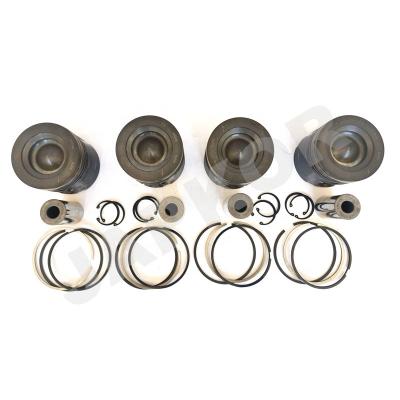 China Engine Piston Kit 2881748 For GAZ 33106 Terminal 5271963 Ring Oil 3932520 Ring Compression For PAZ 3204 Foton Cummins ISF3.8 3943447 25*25*15 for sale