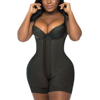 China Antibacterial Promotion Compression Waist Butt Lifter Top Shorts Corrective Women's Full Shapewear Corset Shapers Private Label for sale