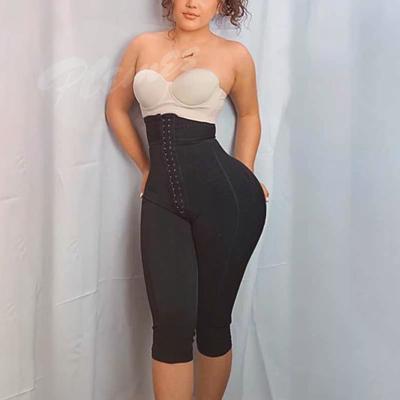 China Antibacterial Maternity 3 In 1 Faja Barrel Double Compression Postpartum High Waist Strapless Long Leg Charming Curves for sale