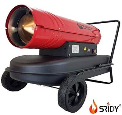 China Building Material Shops 50 Kw Mobile Air Heater With Cut-Off Protection For Industrial for sale