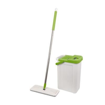 China Sustainable Hand Free Easy Use Self-washed Magic Flat Mop, Mop With Bucket, Cleaning Mop for sale