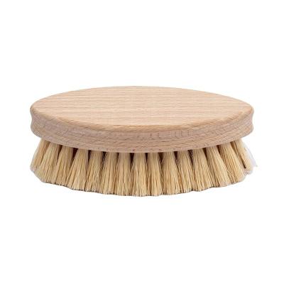 China Mopanda Beech Wood Tampico Fiber Kitchen Brush Viable FSC Certified Vegetable Scrub Brush for sale