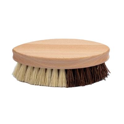 China Sustainable FSC Certified Beech Wood from Mopanda Tampico Mixed with Palmyra Fiber Brush Kitchen Vegetable Scrubbing Brush for sale